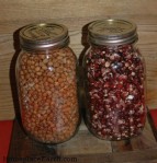Mississippi Silver Cowpeas and Bloody Butcher Corn