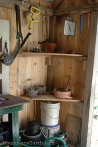 garden shed inside right