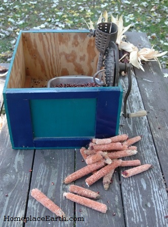 corn sheller box