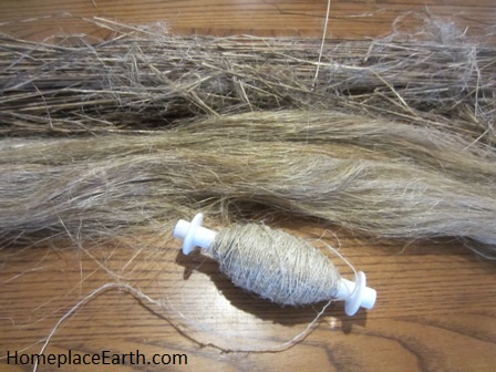flax to linen--retted sraw-strick-spun